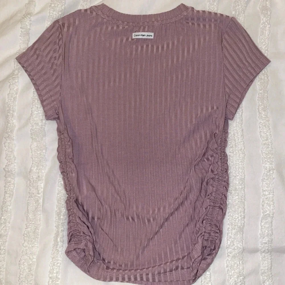 Calvin Klein Ribbed Top - Picture 3 of 9